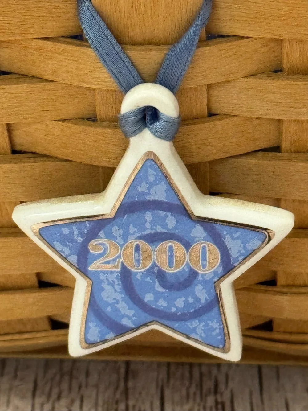 Longaberger 2000 Century Celebration Basket Set – Collectors Club + Charm